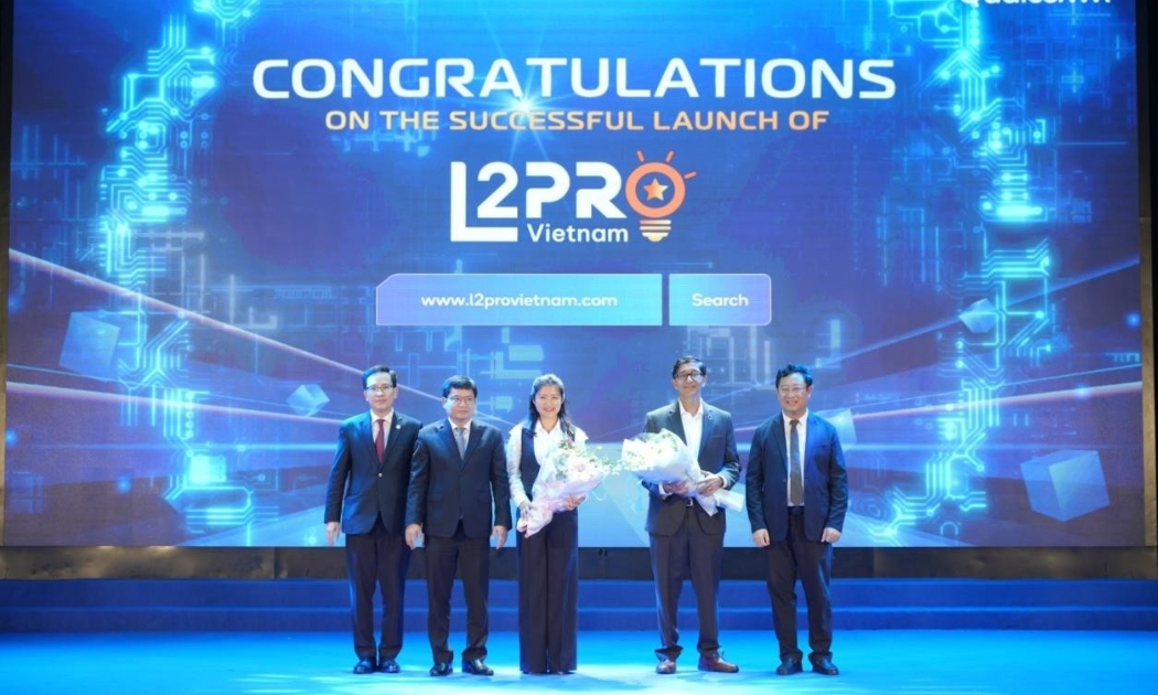 Lễ ra mắt nền tảng L2Pro diễn ra tại Học viện Bưu chính viễn thông. Ảnh: BTC.