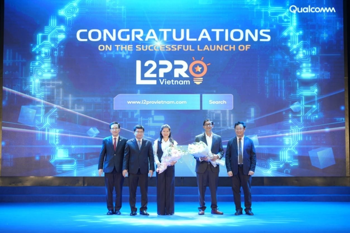 Lễ ra mắt nền tảng L2Pro diễn ra tại Học viện Bưu chính viễn thông. Ảnh: BTC.