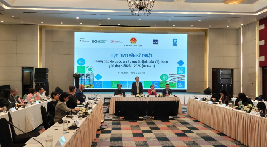 Tham vấn kỹ thuật về xây dựng Đóng góp do quốc gia tự quyết định (NDC 3.0) cho giai đoạn 2026 - 2035.