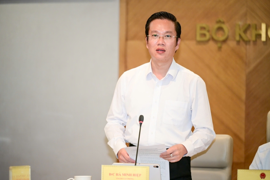 Ông Hà Minh Hiệp, Chánh Văn phòng Bộ Khoa học và Công nghệ.