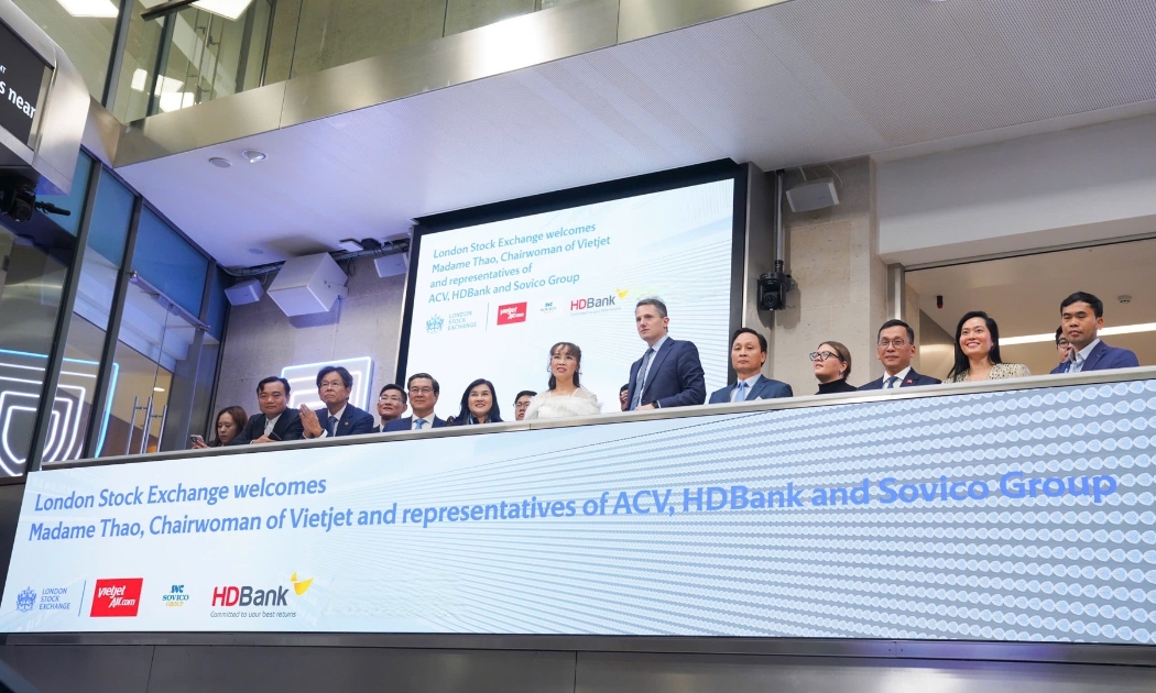 Lãnh đạo HDBank thăm Sàn giao dịch chứng khoán London 