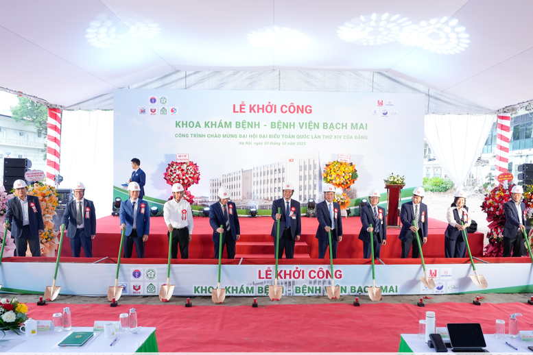 Lễ khởi công Dự án đầu tư xây dựng Khoa Khám bệnh Bệnh viện Bạch Mai 
