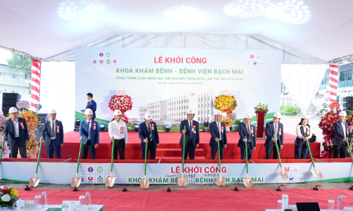 Bệnh viện Bạch Mai xây dựng khoa khám bệnh, diện tích hơn 18.000m2