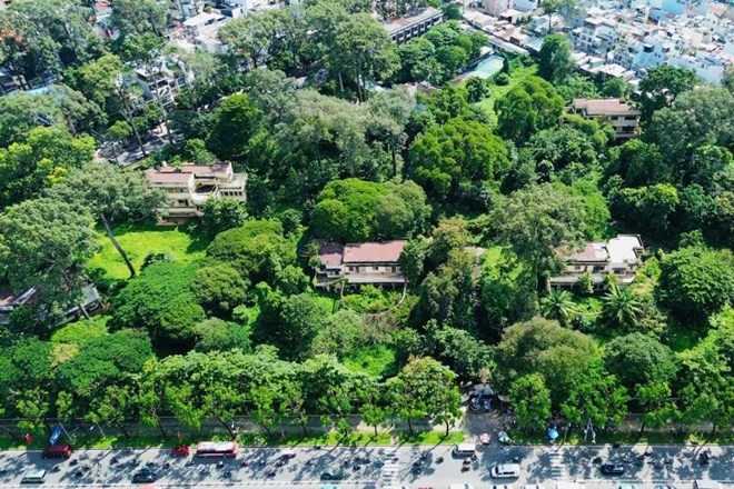 Khu đất số 1 đường Lý Thái Tổ, phường Vườn Lài, TP. Hồ Chí Minh dự kiến xây dựng Biểu tượng - Ảnh: VGP