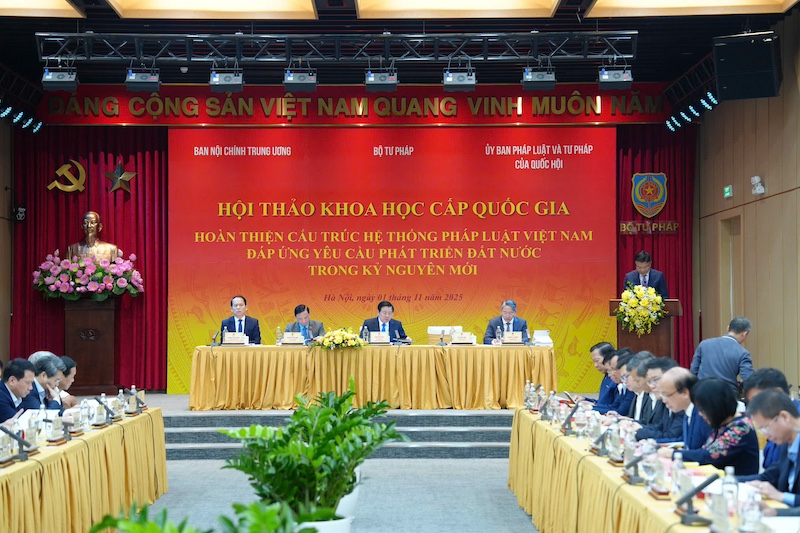 Quang cảnh hội thảo. Ảnh: MOJ.