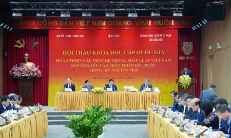 Hoàn thiện cấu trúc hệ thống pháp luật, đưa thể chế thành lợi thế cạnh tranh