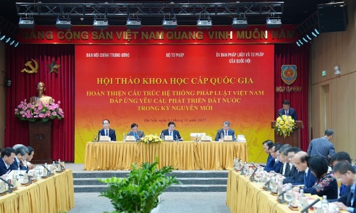 Hoàn thiện cấu trúc hệ thống pháp luật, đưa thể chế thành lợi thế cạnh tranh