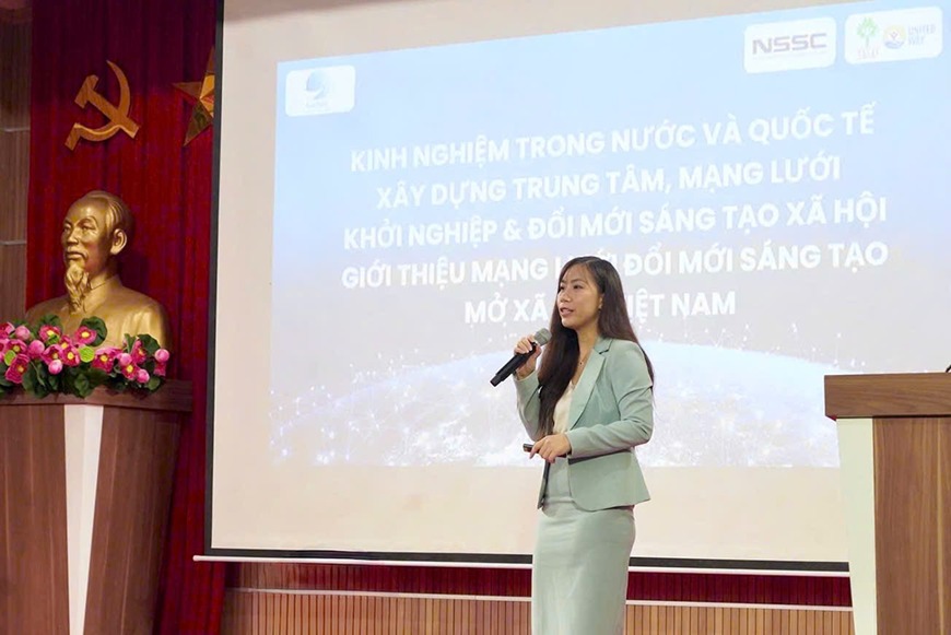 Bà Nguyễn Phương Linh, Viện trưởng Viện Nghiên cứu Quản lý Phát triển bền vững MSD – United Way Vietnam