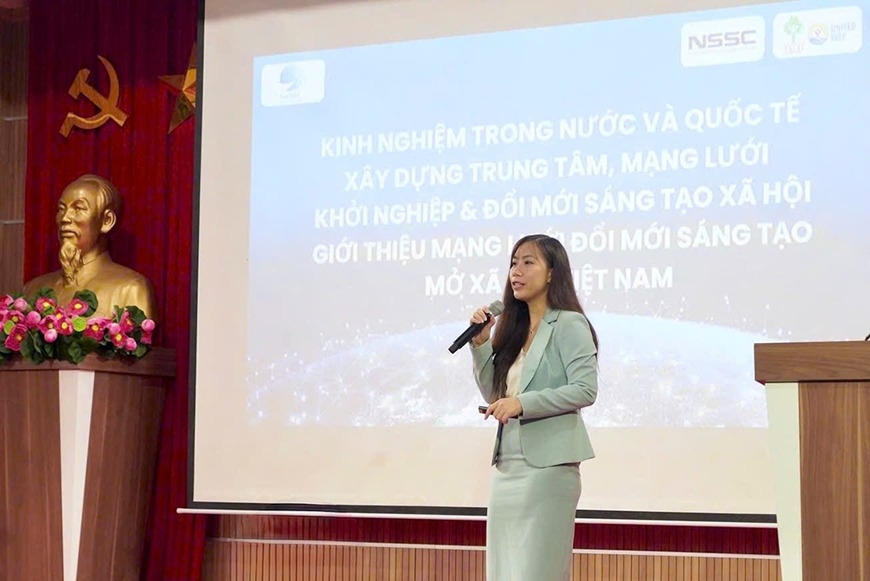 Bà Nguyễn Phương Linh, Viện trưởng Viện Nghiên cứu Quản lý Phát triển bền vững MSD – United Way Vietnam