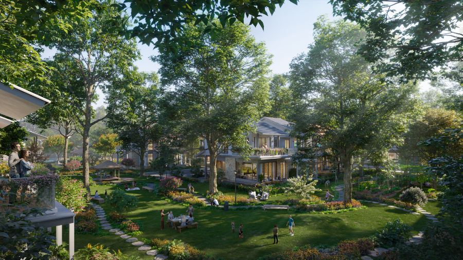 Vườn Sắc Màu tại Retreat Forest.