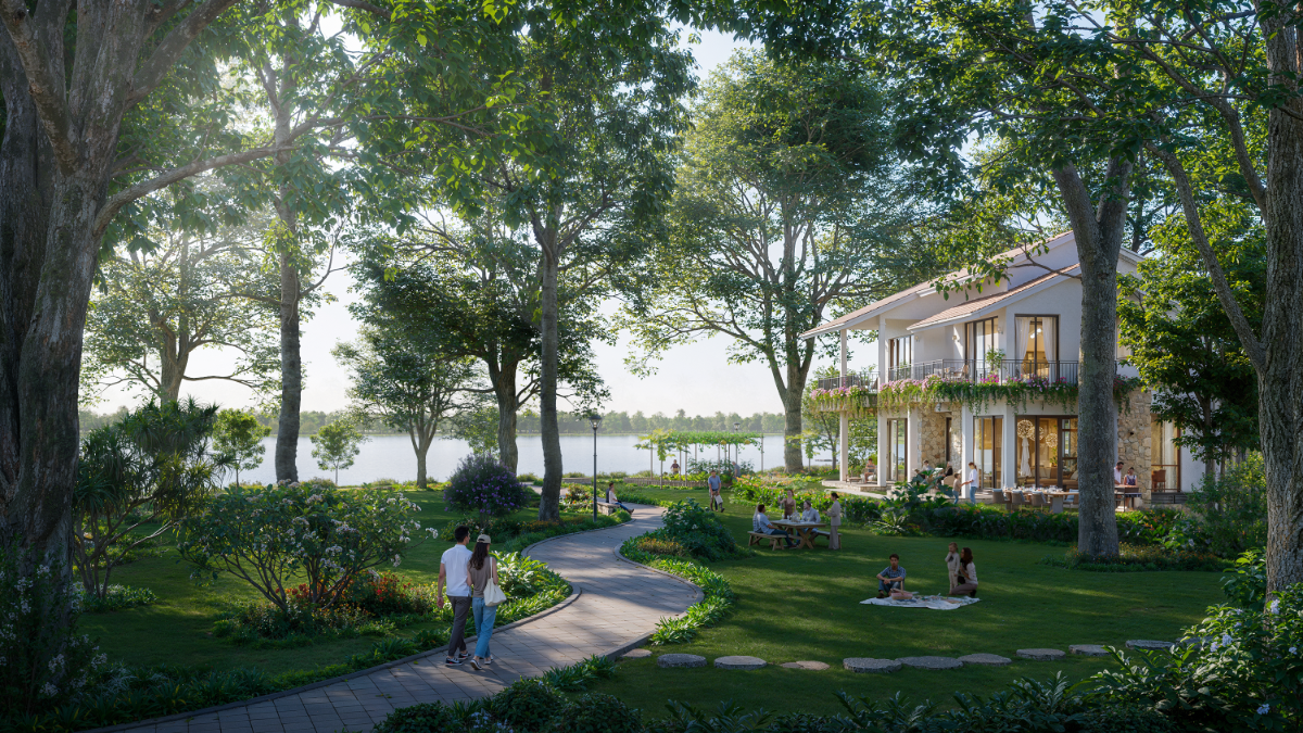 Cư dân trị liệu, phục hồi, tái tạo dưới tán rừng xanh của Retreat Forest.