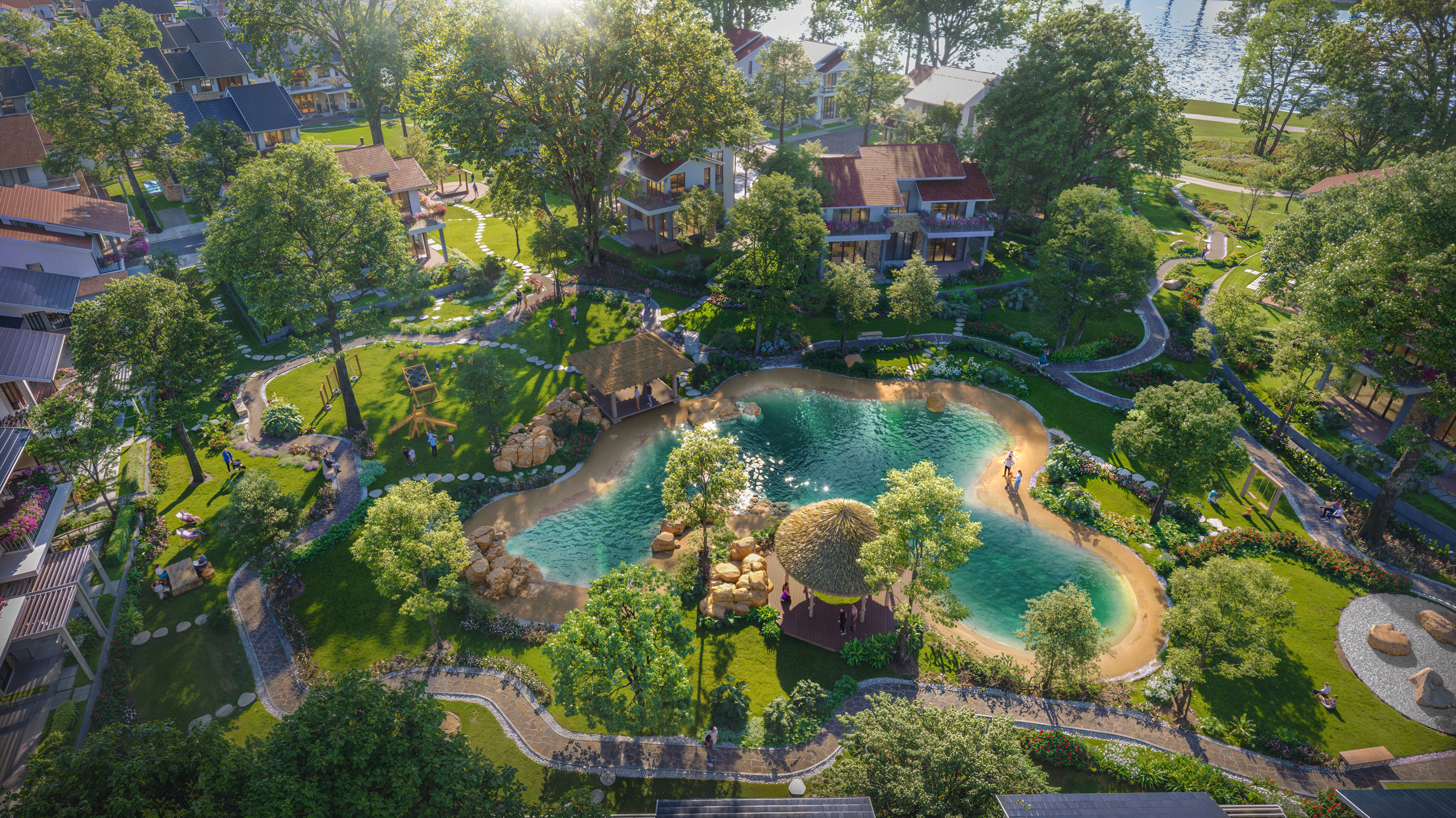 Vườn Gia Đình tại Retreat Forest.