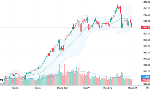 Xu thế dòng tiền: Vùng hỗ trợ 1600 điểm có đủ “cứng”?