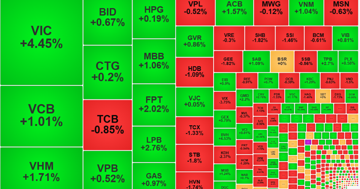 Dòng tiền bắt đáy “vào việc”, cổ phiếu phục hồi diện rộng