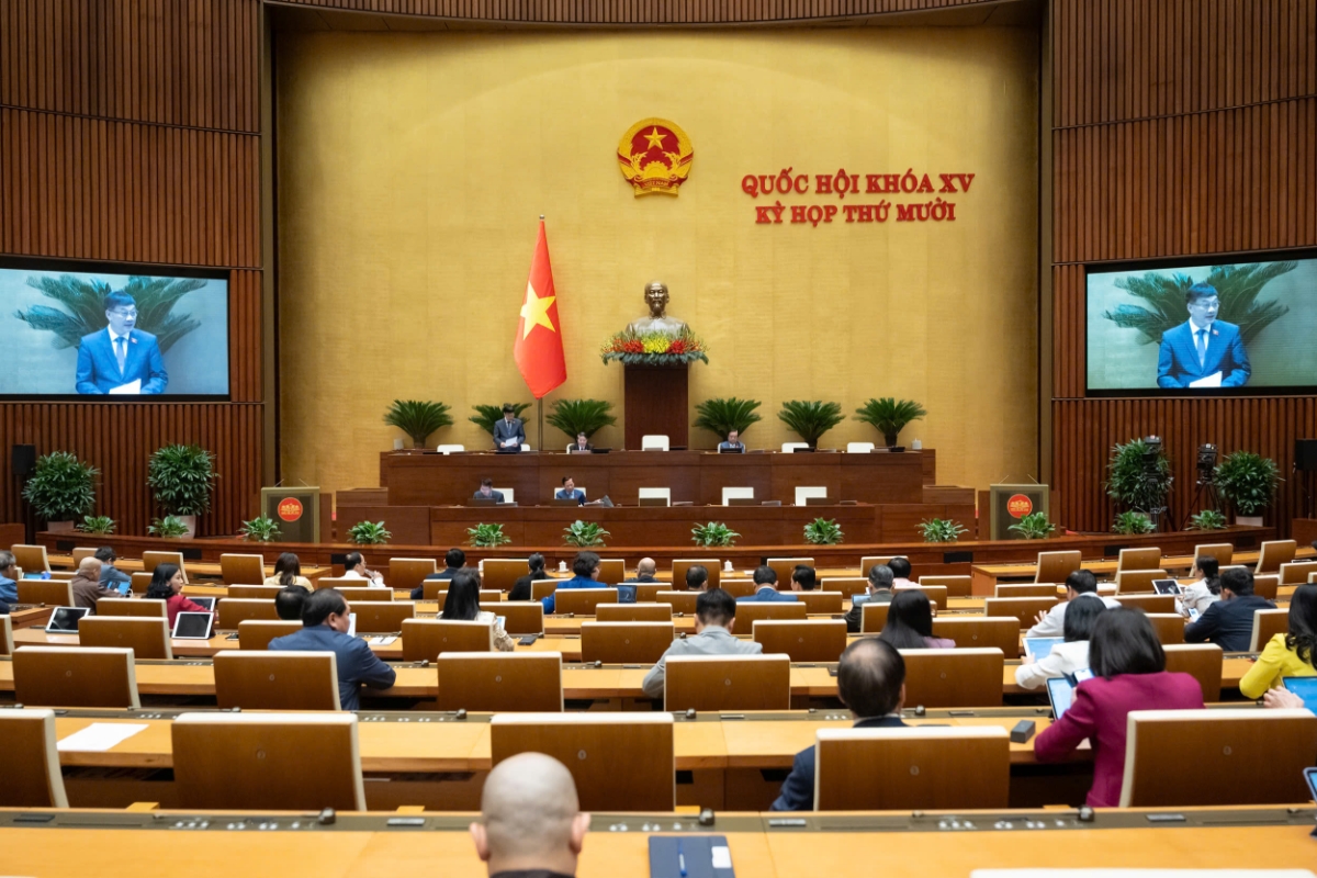 Quanh cảnh phiên họp