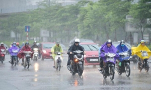 Dự báo mưa lớn ở khu vực từ Hà Tĩnh đến Đà Nẵng, có khả năng gây ngập úng vùng trũng, khu đô thị