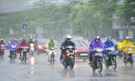 Dự báo mưa lớn ở khu vực từ Hà Tĩnh đến Đà Nẵng, có khả năng gây ngập úng vùng trũng, khu đô thị