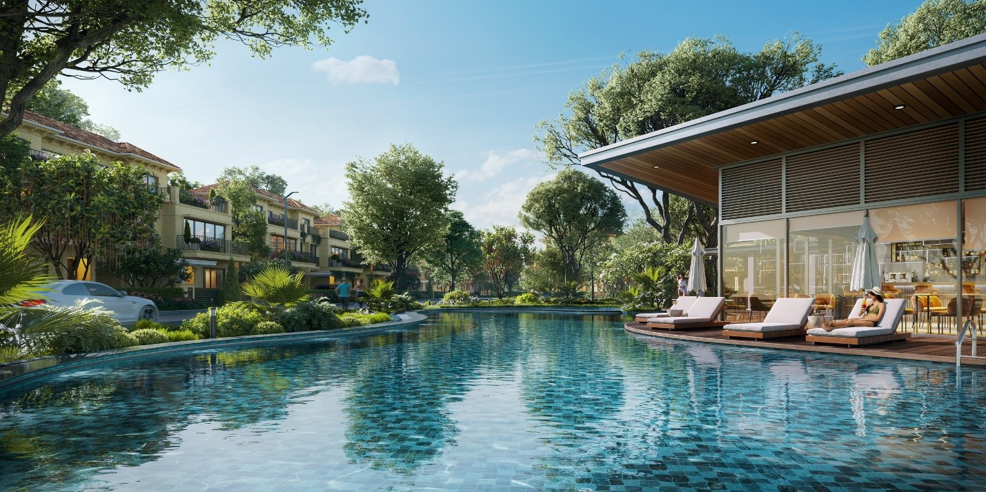 Phối cảnh tiện ích Izumi Canaria – dự án nổi bật tại phía Đông TP.HCM đang mở bán.