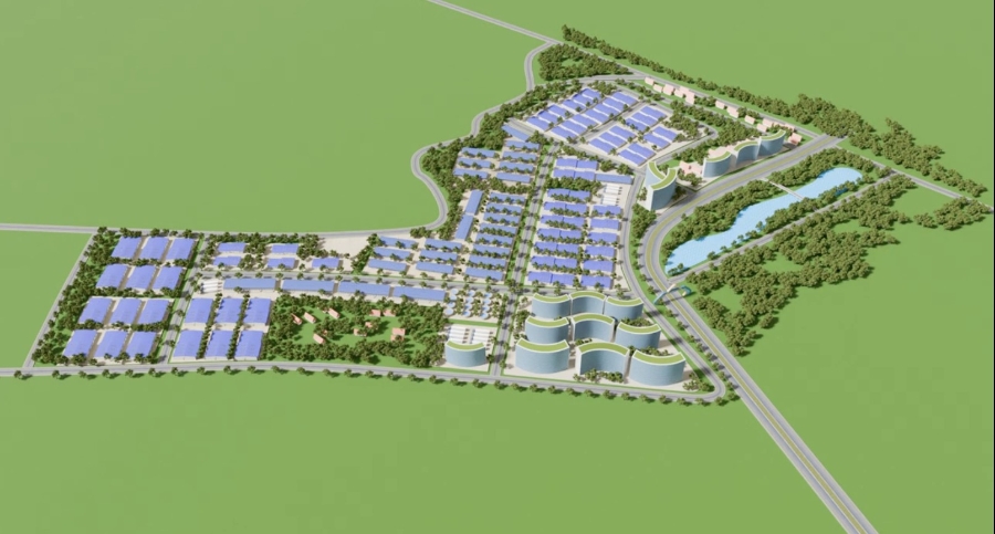 Khu công nghiệp Song Mai - Nghĩa Trung triển khai hạ tầng công nghiệp 