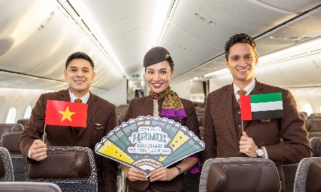Etihad Airways khai trương đường bay mới đến Việt Nam