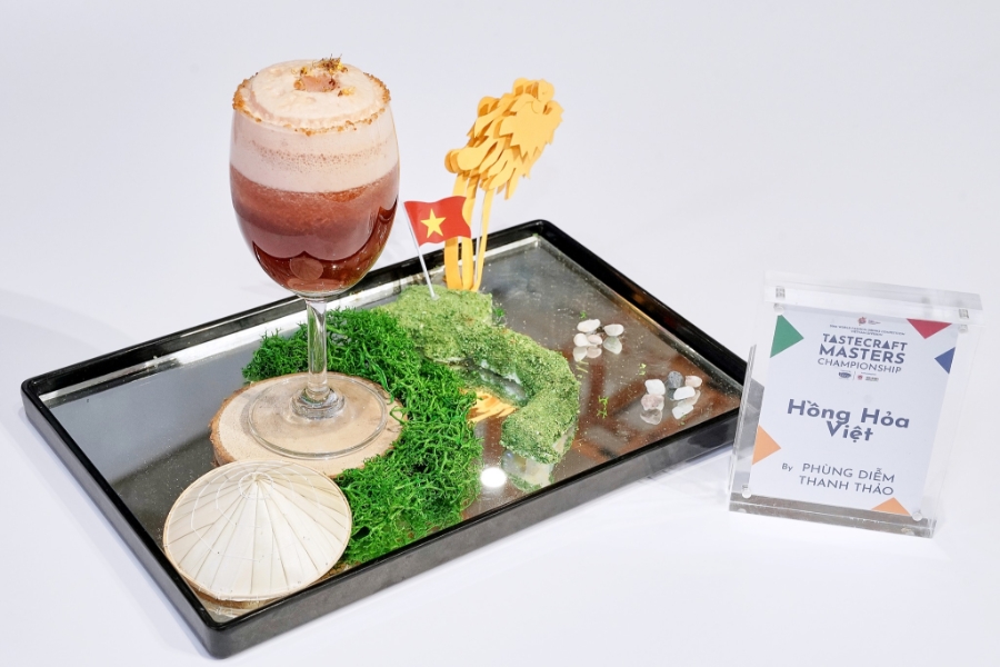 “Bản sắc Việt” được hòa quyện tinh tế, ấn tượng trong nhiều tác phẩm đồ uống không cồn.