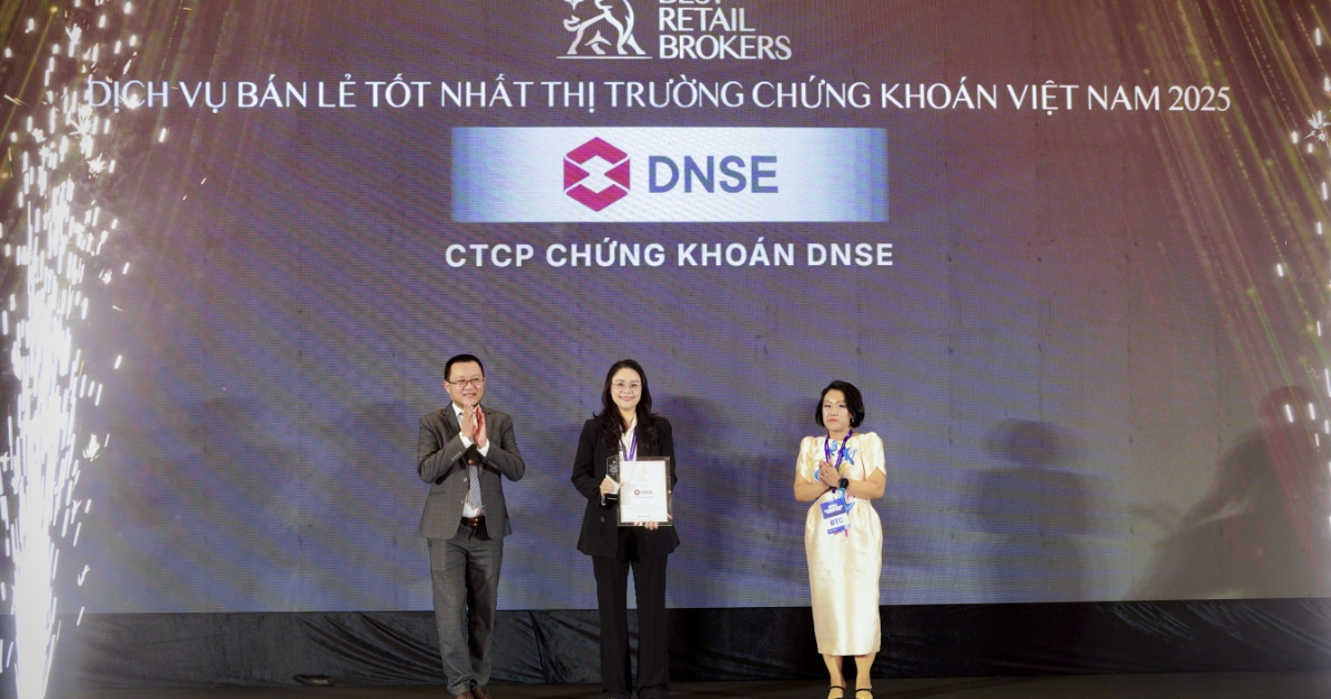 DNSE lọt Top 10 công ty có dịch vụ bán lẻ tốt nhất thị trường chứng khoán Việt Nam