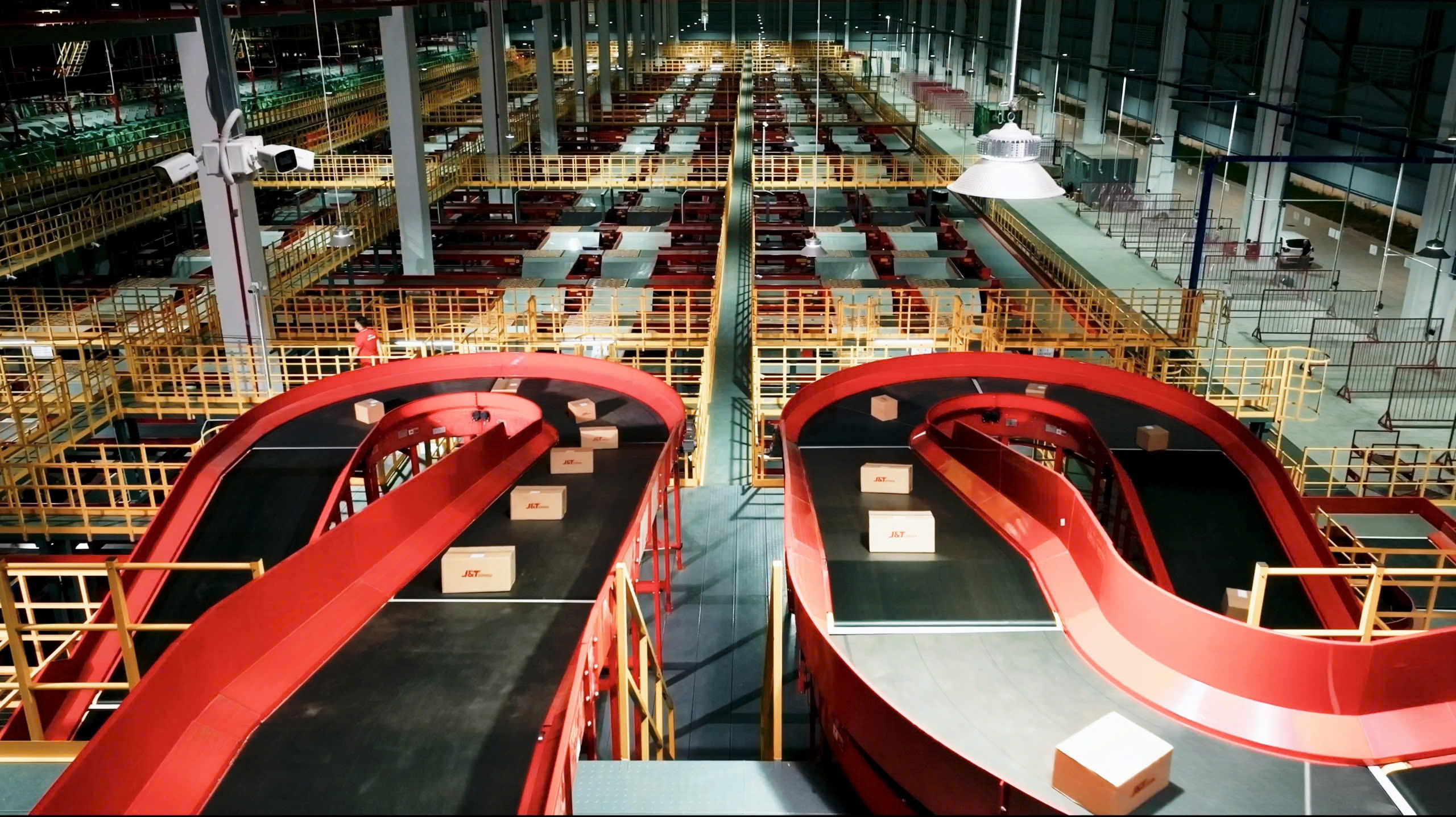 Hệ thống phân loại hàng hóa hiện đại của JT Express (Ảnh: DNCC).