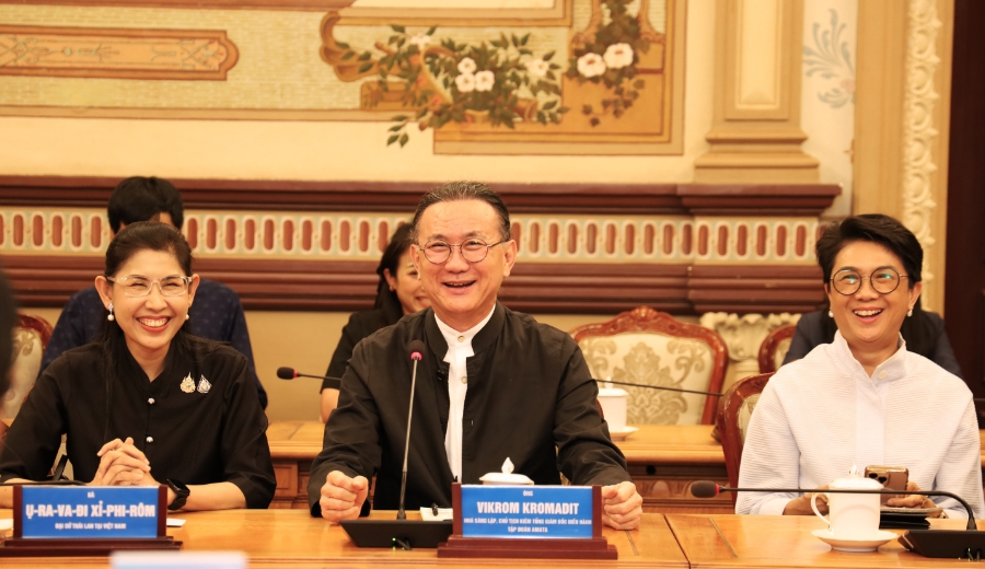 Ông Vikrom Kromadit, Nhà sáng lập kiêm Chủ tịch Tập đoàn Amata, đã có phần trao đổi đáng chú ý về định hướng đầu tư của Amata tại Việt Nam.