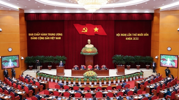 Thông cáo báo chí về ngày làm việc thứ nhất Hội nghị Trung ương 14 khóa XIII