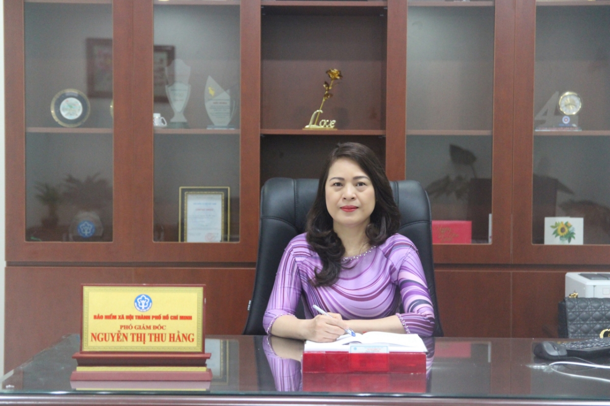 Bà Nguyễn Thị Thu Hằng, Phó Giám đốc Bảo hiểm xã hội TP.HCM. Ảnh: BHXH TP.HCM.