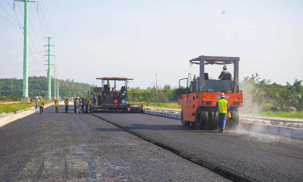 Dự án đường nối từ đường bộ ven biển đến ngã 3 Vạn Bún (Đồ Sơn) bị chậm tiến độ.
