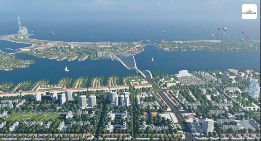 Phối cảnh Dự án Khu đô thi du lịch lấn biển Cần Giờ.