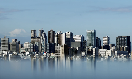 Thủ đô Tokyo của Nhật Bản - Ảnh: Bloomberg.