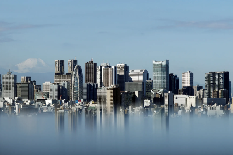 Thủ đô Tokyo của Nhật Bản - Ảnh: Bloomberg.
