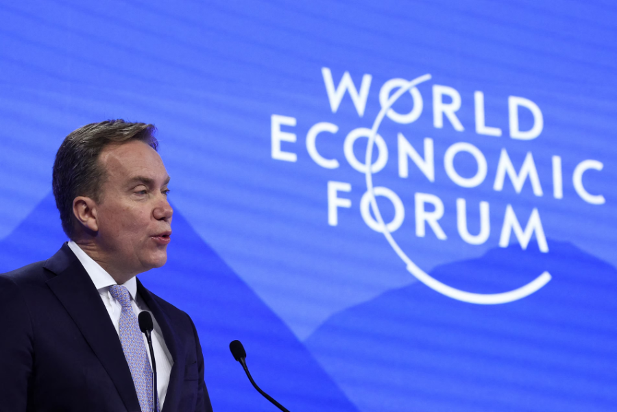 Chủ tịch WEF Borge Brende - Ảnh: Reuters.