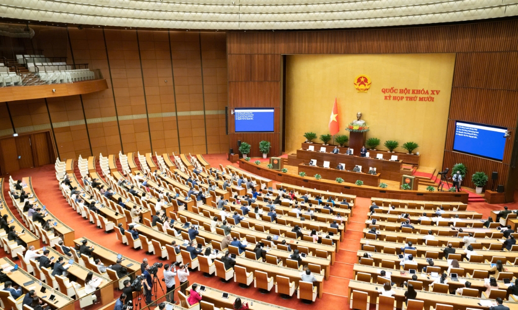 Toàn cảnh phiên họp. Ảnh: Quốc hội.