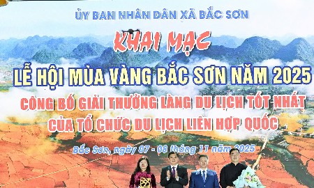 Mùa vàng Bắc Sơn: Niềm tự hào nhân đôi với danh hiệu “Làng du lịch tốt nhất thế giới 2025”