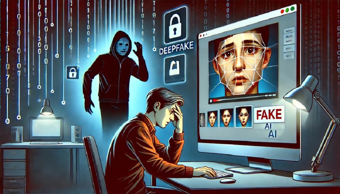 AI đang biến đổi cơ bản cấu trúc hành vi phạm tội. Ảnh AI minh họa