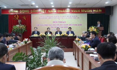 Hội thảo Góp ý Dự thảo các Văn kiện trình Đại hội đại biểu toàn quốc lần thứ XIV của Đảng” do Liên hiệp các Hội Khoa học và Kỹ thuật Việt Nam tổ chức ngày 7/11/2025.