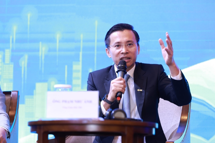 Tổng giám đốc Phạm Như Ánh khẳng định MB luôn đồng hành cùng doanh nghiệp bằng những giải pháp tài chính “may đo”, ứng dụng công nghệ hiện đại nhằm tối ưu hóa chi phí và nâng cao hiệu quả vận hành cho khách hàng.