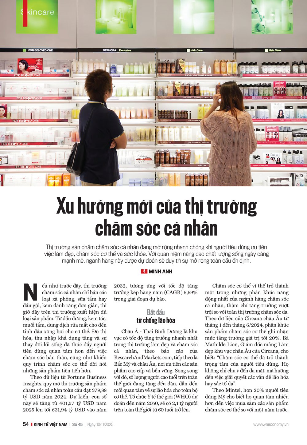 Xu hướng mới của thị trường chăm sóc cá nhân tại Việt Nam - Ảnh 1