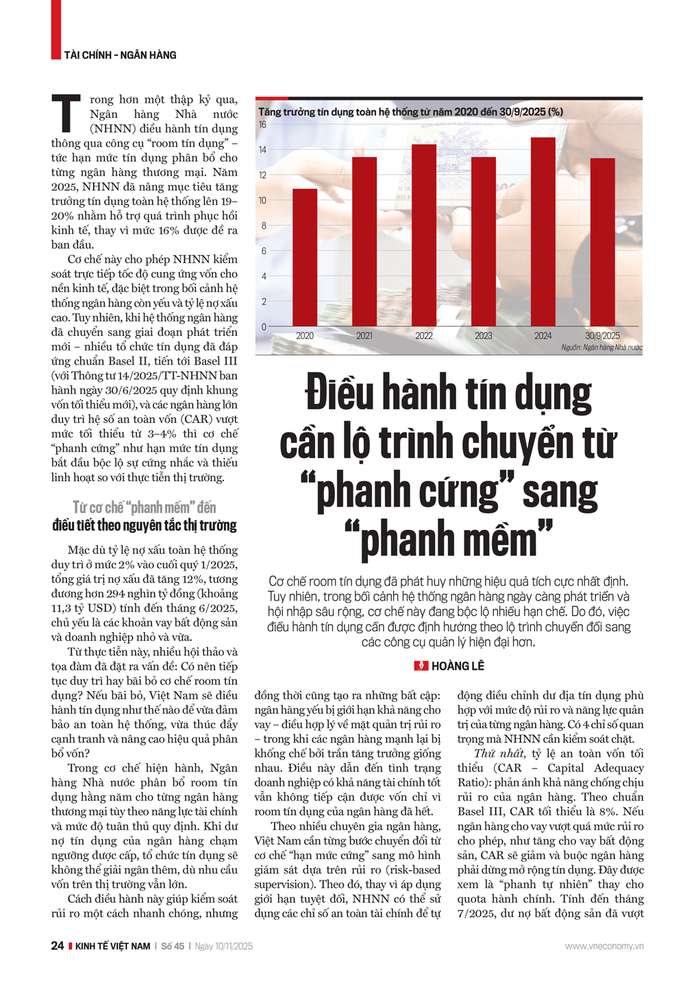 Điều hành tín dụng cần lộ trình chuyển từ “phanh cứng” sang “phanh mềm” - Ảnh 1