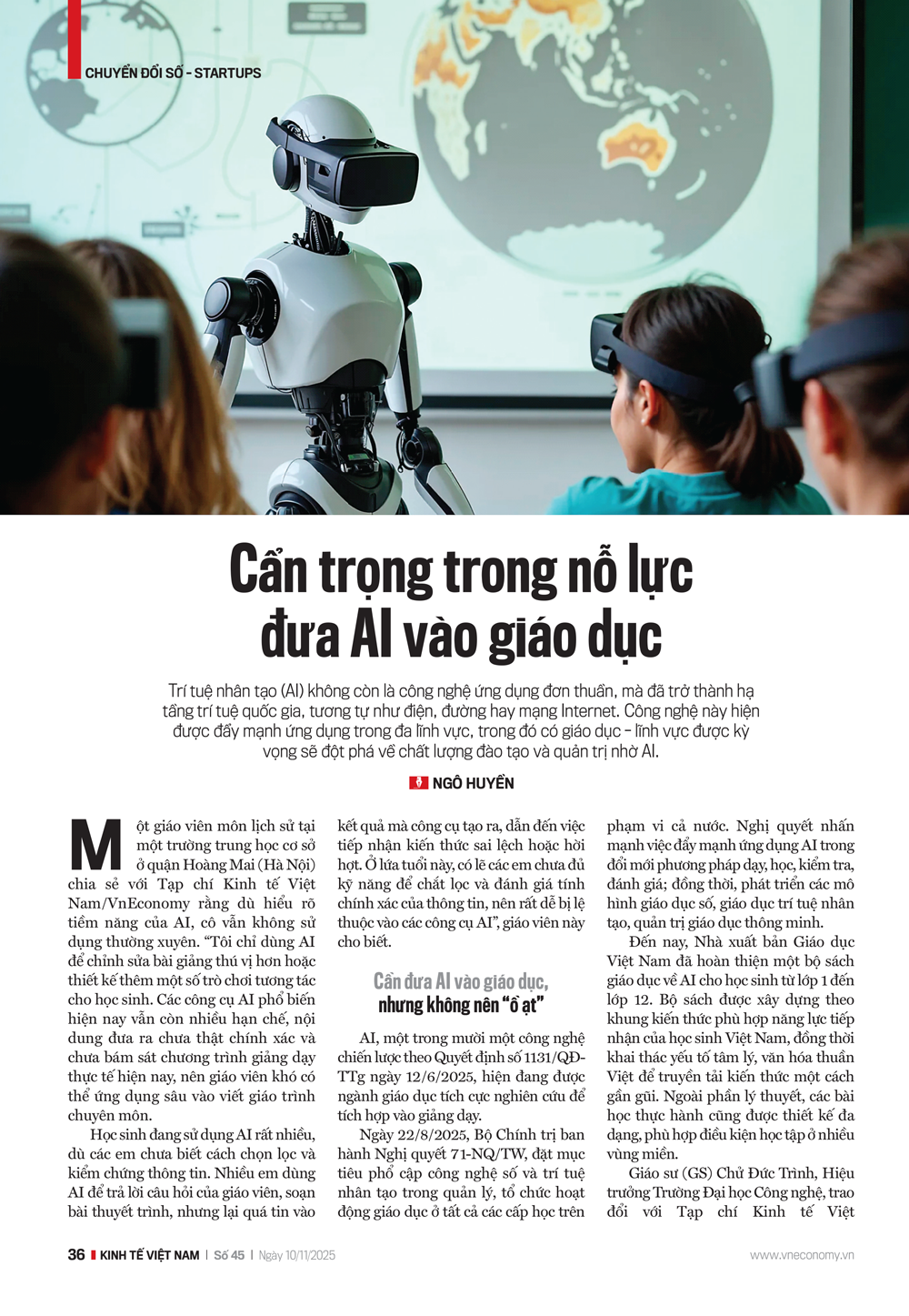 Cẩn trọng trong nỗ lực đưa AI vào giáo dục - Ảnh 1