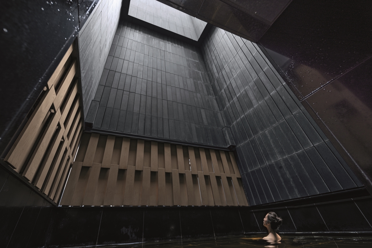 Khu vực Onsen đẳng cấp của Hoshinoya.