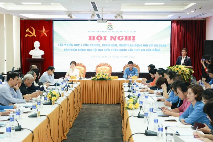 Tổng số hội nghị, hội thảo, tọa đàm lấy ý kiến góp ý của cán bộ, đảng viên và Nhân dân là 3.908 cuộc. Ảnh: VGP