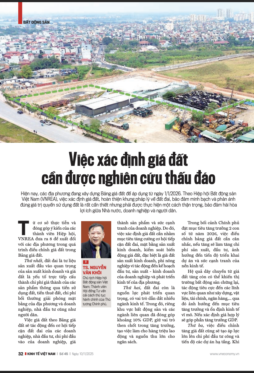 Việc xác định giá đất cần được nghiên cứu thấu đáo - Ảnh 1