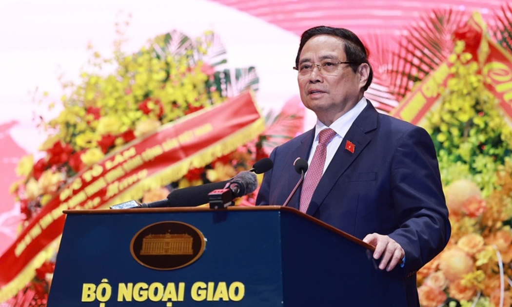 Thủ tướng Phạm Minh Chính nêu rõ, công tác thi đua có vai trò hết sức quan trọng trong việc tạo động lực, truyền cảm hứng, thúc đẩy sáng tạo và nâng cao hiệu suất làm việc. Ảnh: VGP.
