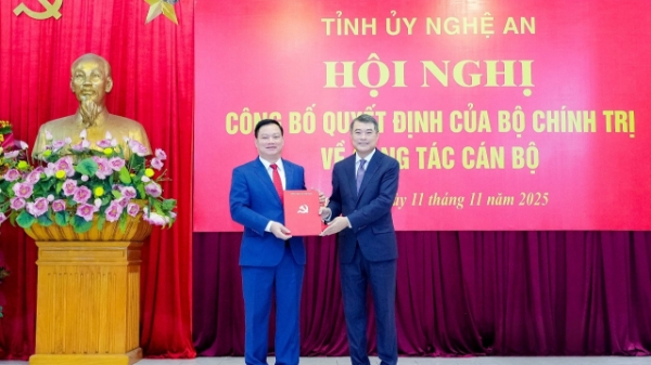 Ông Nguyễn Khắc Thận giữ chức Bí thư Tỉnh ủy Nghệ An nhiệm kỳ 2025-2030
