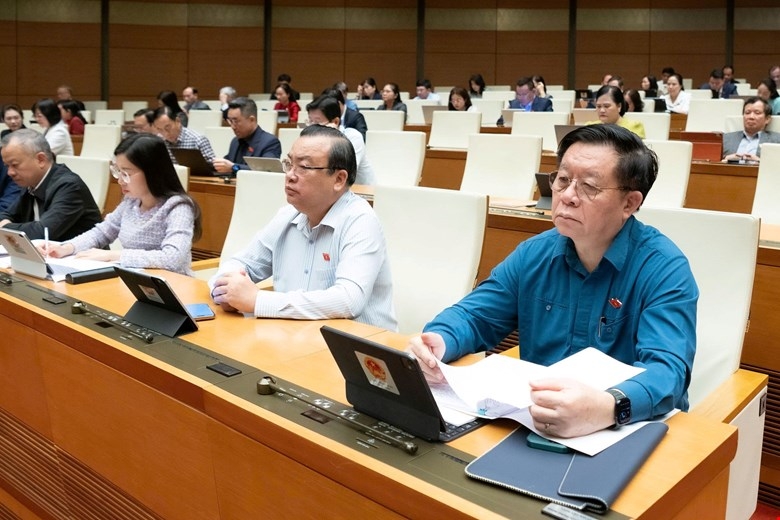 Các đại biểu tham dự phiên thảo luận.&nbsp;Ảnh: Quốc hội. 