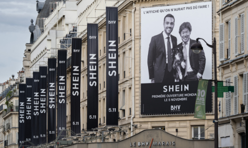 Cửa hàng của nhà bán lẻ thời trang siêu nhanh Shein (Trung Quốc) tại Paris mang sức hấp dẫn lớn